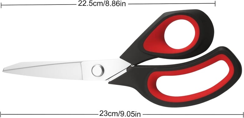 Wfijeia Fabric Scissors, All-Purpose Heavy Duty Utility Shears for Sewing &Garment Making, Stainless Steel Professional Handcrafted Scissors, All Purpose Heavy Duty, For Sewing Fabrics and Leather Garments - Image 2